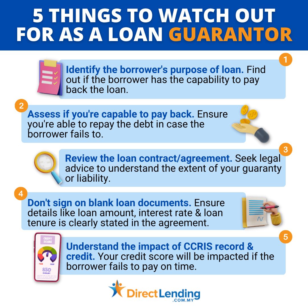 5 Things to Watch Out for as a Loan Guarantor Direct Lending