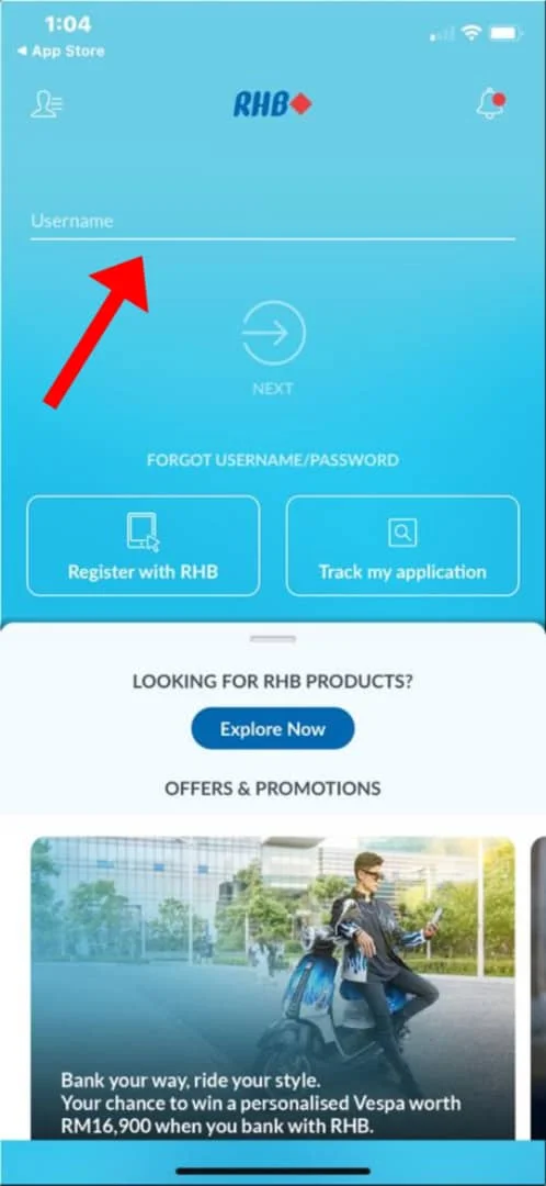 penyata bank rhb
