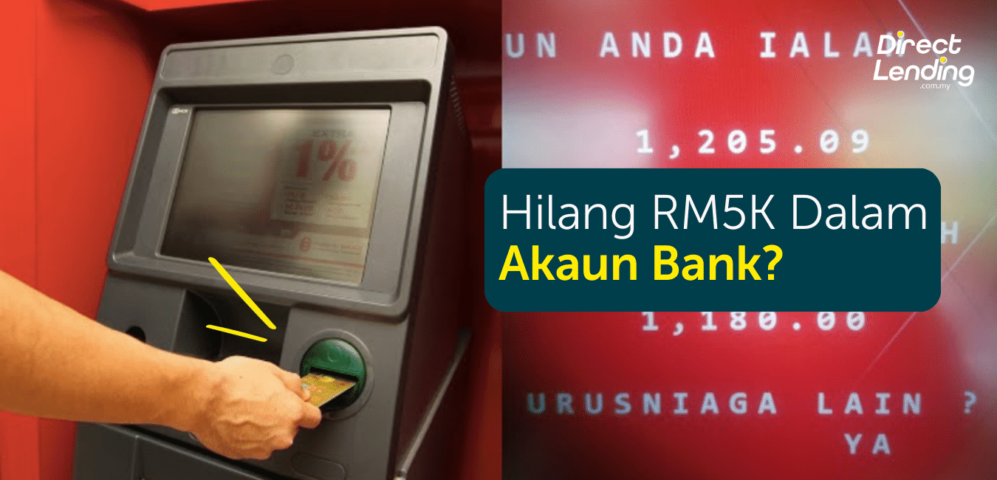 Hilang Duit Dalam Akaun Bank